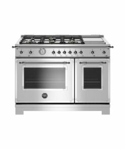 Bertazzoni - Freestanding Double Oven Gas Convection Range - Stainless steel 6