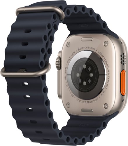 Apple Watch Ultra (GPS + Cellular) 49mm Titanium Case with Midnight Ocean Band - Titanium (AT&T)