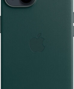 Apple - iPhone 14 Leather Case with MagSafe - Forest Green