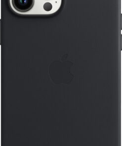 Apple - iPhone 13 Pro Max Leather Case with MagSafe - Midnight