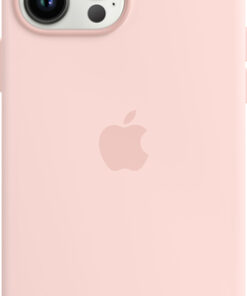 Apple - iPhone 13 Pro Max Silicone Case with MagSafe - Chalk Pink