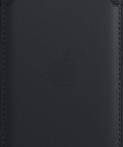 Apple - iPhone Leather Wallet with MagSafe - Midnight