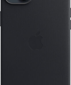 Apple - iPhone 14 Plus Leather Case with MagSafe - Midnight