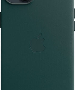 Apple - iPhone 14 Plus Leather Case with MagSafe - Forest Green