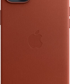 Apple - iPhone 14 Plus Leather Case with MagSafe - Umber