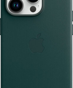 Apple - iPhone 14 Pro Leather Case with MagSafe - Forest Green