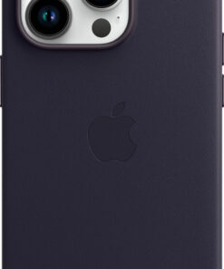 Apple - iPhone 14 Pro Leather Case with MagSafe - Ink