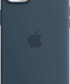 Apple - iPhone 14 Plus Silicone Case with MagSafe - Storm Blue