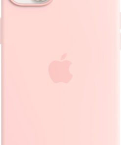 Apple - iPhone 14 Plus Silicone Case with MagSafe - Chalk Pink