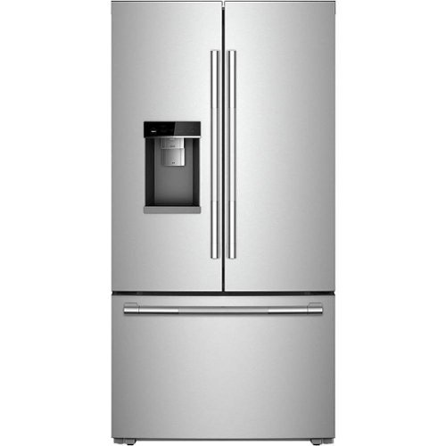 JennAir - RISE 23.8 Cu. Ft. French Door Counter-Depth Refrigerator - Stainless steel