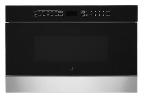 JennAir - NOIR 1.2 Cu. Ft. Built-in Microwave Drawer - Floating Black Glass 0