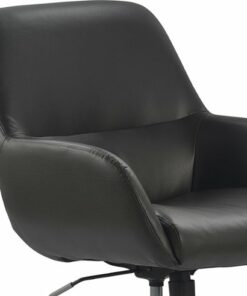 Finch - Forester Modern Bonded Leather Office Chair - Gray/Charcoal