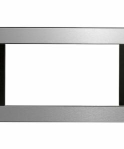 Café - Modern Glass 30" Microwave Trim Kit - Platinum Glass