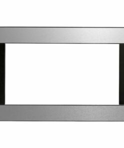 Café - Modern Glass 27" Trim Kit for Microwave Ovens - Platinum Glass