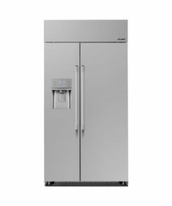 Dacor - Professional 24 Cu. Ft. Side-by-Side Built-In Refrigerator - Stainless steel