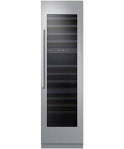 Dacor - Modernist Collection 24" Front Panel Kit for Select Integrated Wine Cellars - Silver stainless steel 0