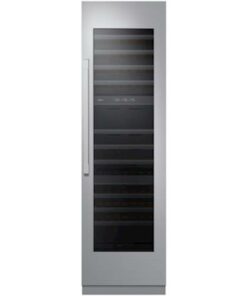 Dacor - Modernist Collection 24" Front Panel Kit for Select Integrated Wine Cellars - Silver stainless steel 1