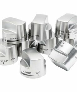 Viking - Control Knob Set for Ranges - Stainless steel 2