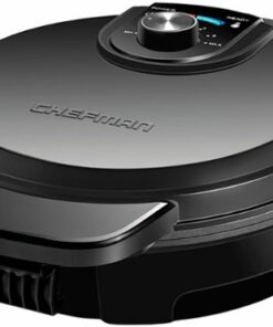 Chefman Anti-Overflow 4 Slice Belgian Waffle Maker - Black