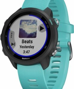 Garmin - Forerunner 245 Music GPS Smartwatch 42mm Fiber-Reinforced Polymer - Aqua