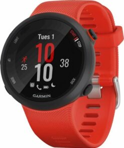 Garmin - Forerunner 45 GPS Smartwatch 42mm Fiber-Reinforced Polymer - Lava Red