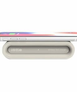 iOttie - iON Wireless Mini 10/7.5W Qi Certified Wireless Charging Pad for iPhone/Android - Tan