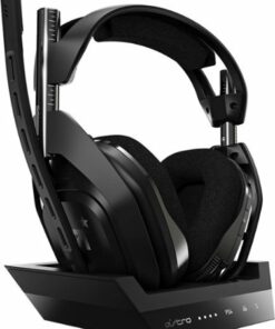 Astro Gaming - A50 Wireless Dolby Atmos Over-the-Ear Headphones for PlayStation 5 and PlayStation 4 with Base Station - Black