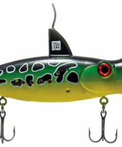 Eco-Popper - Digital Fishing Lure with Wireless Underwater Live Video Camera - Green/Yellow
