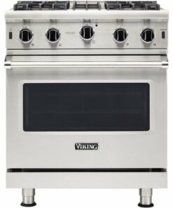 Viking - Professional 5 Series 4.0 Cu. Ft. Freestanding LP Gas Convection Range - Stainless steel 1