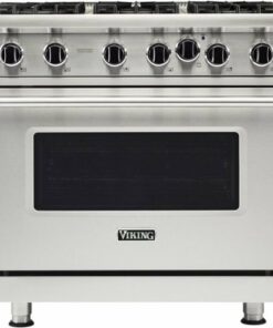 Viking - Professional 5 Series 5.1 Cu. Ft. Freestanding LP Gas Convection Range - Stainless steel 1