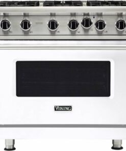 Viking - Professional 5 Series 5.1 Cu. Ft. Freestanding Gas Convection Range - White
