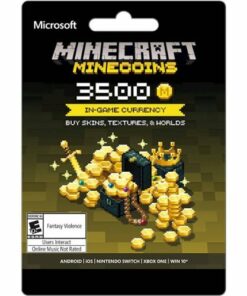 Minecoins 3,500-Coin In-Game Currency Card