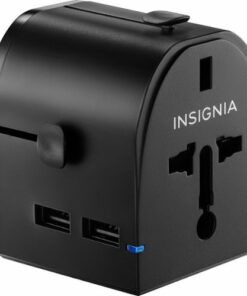 Insignia™ - All-in-One Travel Adapter - Black