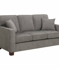 OSP Home Furnishings - Russel 3-Seat Fabric Sofa - Taupe