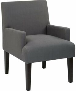 OSP Home Furnishings - Main Street Guest Chair - Charcoal