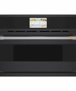 Café - 30" Built-In Single Electric Convection Wall Oven with 120V Advantium Technology - Matte black