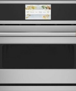 Café - 27" Built-In Single Electric Convection Wall Oven with 120V Advantium Technology - Stainless steel