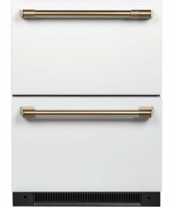 Café - 5.7 Cu. Ft. Built-In Dual-Drawer Refrigerator - Matte White