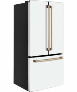 Café - 18 Cu. Ft. French Door Counter-Depth Refrigerator - Matte White
