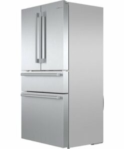 Bosch - 800 Series 21 Cu. Ft. 4-Door French Door Counter-Depth Smart Refrigerator - Stainless steel