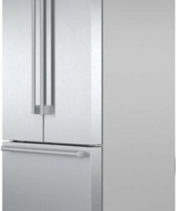 Bosch - 800 Series 21 Cu. Ft. French Door Counter-Depth Smart Refrigerator - Stainless steel