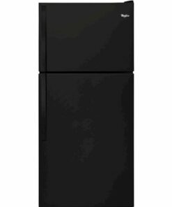 Whirlpool - 18.2 Cu. Ft. Top-Freezer Refrigerator - Black 1