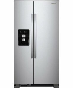 Whirlpool - 24.6 Cu. Ft. Side-by-Side Refrigerator - Monochromatic Stainless Steel 1