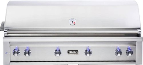 Viking - Professional 5 Series 53.9" Built-In Gas Grill - Stainless Steel 1