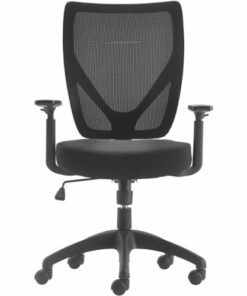 Serta - Works Polyester Blend Fabric & Mesh Task Chair - Black