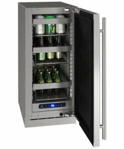 U-Line - 5 Class 72-Can Beverage Cooler - Stainless steel 0