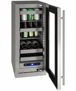 U-Line - 5 Class 8-Bottle Wine Refrigerator - Stainless steel 0
