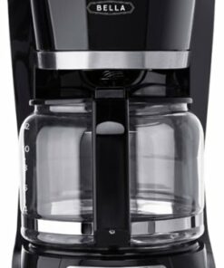 Bella - 12-Cup Programmable Coffee Maker - Black