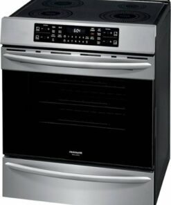 Frigidaire - Gallery 5.4 Cu. Ft. Freestanding Electric Induction Range Air Fry with Self and Steam Clean - Stainless steel
