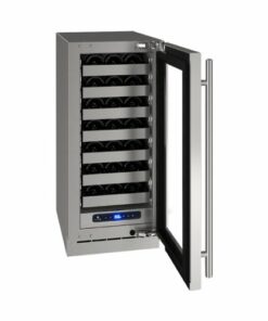 U-Line - Wine Captain 5 Class 28-Bottle Wine Cooler - Stainless steel 0